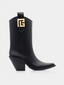 BALMAIN - Tess Cowboy Booty - Noir