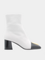 BALMAIN -  Edna Ankle Boots - Blanc