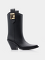 Tess Cowboy Bootie - Noir