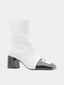 Edna Ankle Boots - Blanc