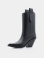 Tess Cowboy Bootie - Noir