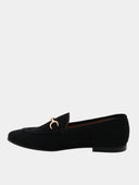 Mocassin en velours - Noir
