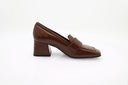 Heeled Loafer - Brown