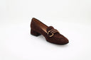 Loafer (2.5cm heel) - Dark brown