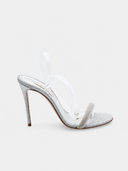 Heeled Sandals - Silver