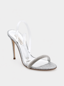 Heeled Sandals - Silver