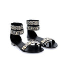 Leather sandals - Black