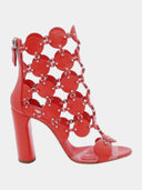 Patent leather sandals - Red