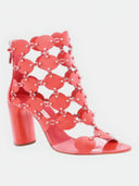 Patent leather sandals - Red