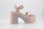 CASADEI - Mermaid Telato Talon 7cm - Rose / Rosegold