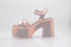 CASADEI - Mermaid Telato Talon 7cm - Rose / Rosegold