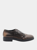 Double Monk Strap Shoes - Copper