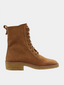 CHLOE - Edith Laceup Bottie - Camel 