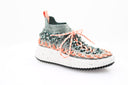 Nama Sock Sneaker - Green/Orange