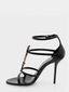 Cassandra 100 Sandal - Noir/Doré