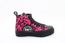 Wedge Trainers - Pink and Black