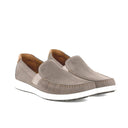 Men's Nubuck Leather Loafers - Grey