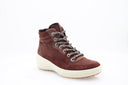 Nubuck leather ankle boots - Chocolate