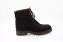 Kivabia Leather Ankle Boot - Dark Brown