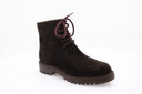 Kivabia Leather Ankle Boot - Dark Brown