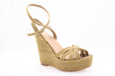 Platform sandal - Gold/Bronze