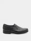 mocassins Fluchos Maitre Mallorca en cuir noir, mocassins noirs Fluchos Only Professional, chaussures professionnelles confortables Fluchos Maitre Mallorca, mocassins en cuir noir avec semelle amortissante Fluchos