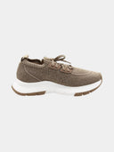 Knit Bouclé Sneakers - Camel