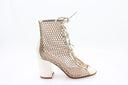 Heeled ankle boots - Platinum