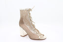 Heeled ankle boots - Platinum