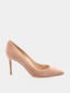 Escarpins Gianvito Rossi 85 en cuir suède couleur praline