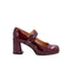 IL BORGO FIRENZE - Chaussures Femmes Mary Jane en cuir verni - Bordeaux