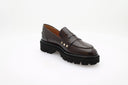 Patent leather loafers - Dark brown