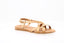 LEA RIVIERA - Sandales basses en cuir - Beige