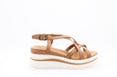 Wedge Sandals - Cognac