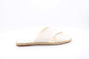Leather Mules - White