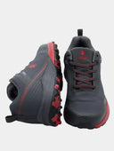 Jessie 1PR Baskets sport imperméable - Gris foncé/Rouge