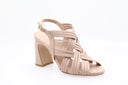 Karen Heeled Sandal - Pale Pink