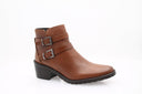 Mid-block heel ankle boots - Brown