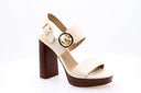 Summer Platform Sandals - Beige