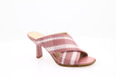 Mid-heel braided leather mules - Gideon