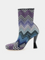 Gea Boot Chevron Wave - Bleu et Violet
