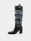 Sophic Boot Chevron Wave - Bleu et Noir