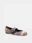 Jean 05 Ballerina Lurex Pixel - Brun