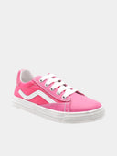 Wildcat Sneaker - Fuschia & Blanc