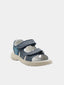 Sandales ouvertes enfant à brides avec étoile bleue - Bleu