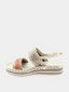 PONS QUINTANA - Milan Sandal - Taupe/Orange