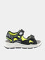 PRIMIGI - Sandales pour garçons - Noir & jaune fluo