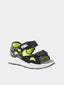 PRIMIGI - Sandales pour garçons - Noir & jaune fluo