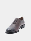 Richelieu en cuir à lacets - Marron foncé