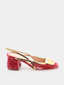 Cavalla Sling Velvet - Magenta